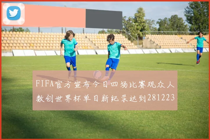 FIFA官方宣布今日四场比赛观众人数创世界杯单日新纪录达到281223人